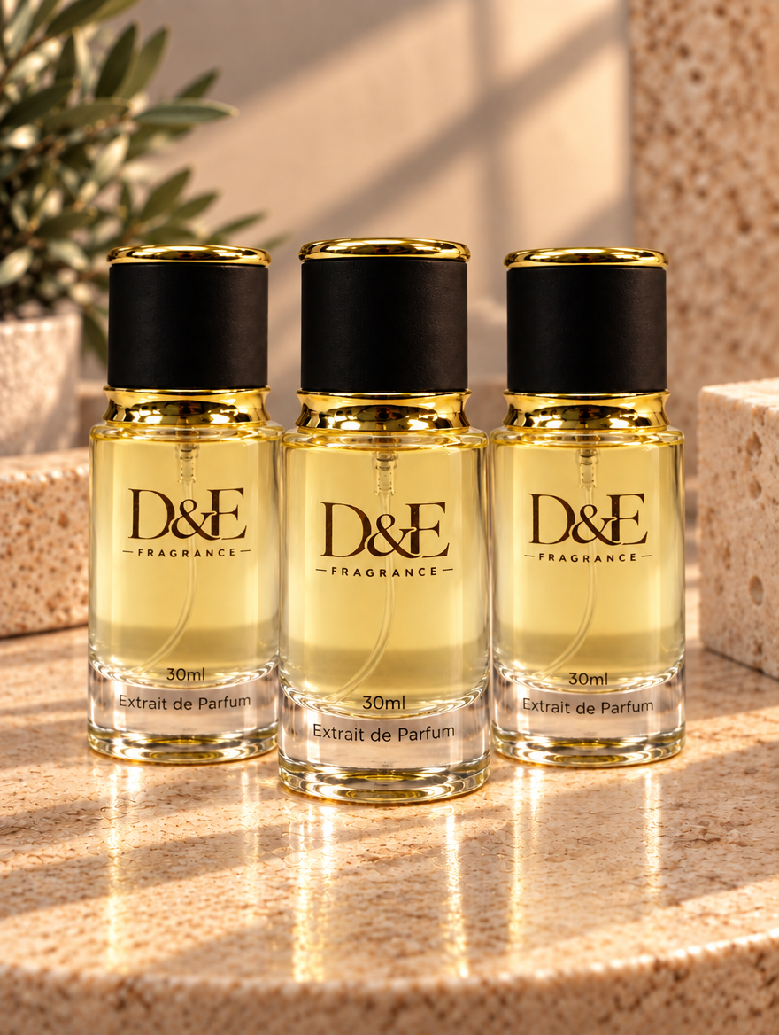 D&E Fragrance Bundle Deal – three 30ml Extrait de Parfum bottles
